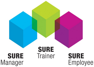 SURE MANAGER SURE TRAINER SURE EMPLOYEE logo