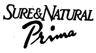 SURE & NATURAL PRIMA logo