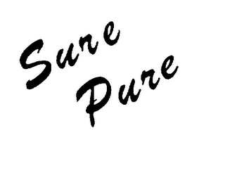SURE PURE logo