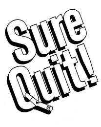 SURE QUIT! logo