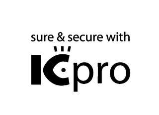 SURE & SECURE WITH I C PRO logo