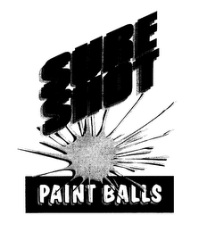SURE SHOT PAINT BALLS logo