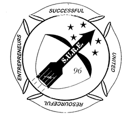 S.U.R.E. SUCCESSFUL UNITED RESOURCEFUL ENTREPRENEURS 96 logo