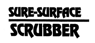 SURE-SURFACE SCRUBBER logo