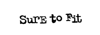 SURE TO FIT logo