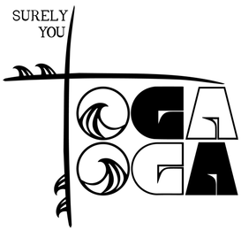 SURELY YOU TOGA TOGA logo