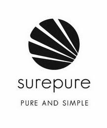 SUREPURE PURE AND SIMPLE logo
