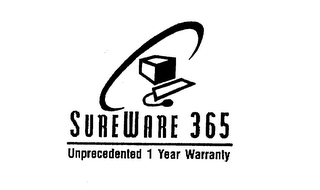 SUREWARE 365 UNPRECEDENTED 1 YEAR WARRANTY logo