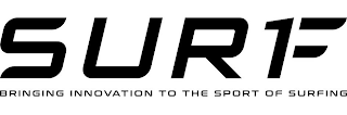 SURF BRINGING INNOVATION TO THE SPORT OF SURFING logo