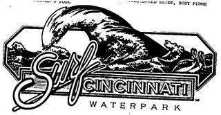 SURF CINCINNATI WATERPARK logo