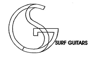 SURF GUITARS SG logo