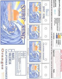SURF KING ORANGES logo
