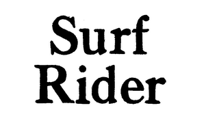 SURF RIDER logo