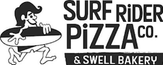SURF RIDER PIZZA CO. & SWELL BAKERY logo