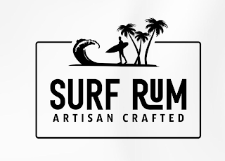 SURF RUM, ARTISAN CRAFTED logo