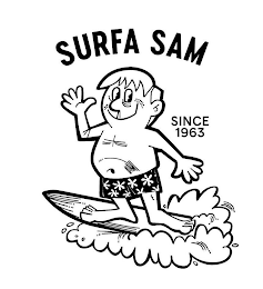SURFA SAM SINCE 1963 logo