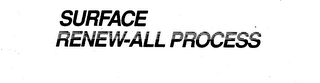 SURFACE RENEW-ALL PROCESS logo