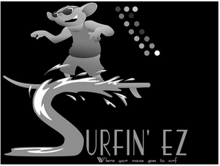 SURFIN' EZ WHERE YOUR MOUSE GOES TO SURF logo