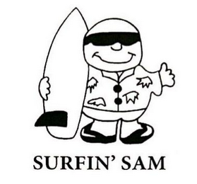 SURFIN' SAM logo