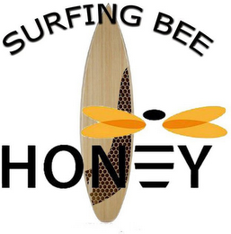 SURFING BEE HONEY logo