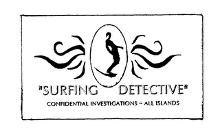 "SURFING DETECTIVE" CONFIDENTIAL INVESTIGATIONS ALL ISLANDS logo