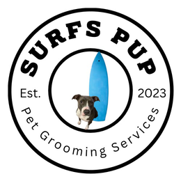 SURFS PUP PET GROOMING SERVICES EST. 2023 logo