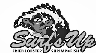 SURF'S UP FRIED LOBSTER SHRIMP FISH logo