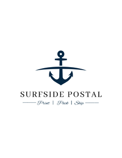 SURFSIDE POSTAL PRINT | PACK | SHIP logo