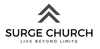SURGE CHURCH LIVE BEYOND LIMITS logo