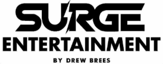 SURGE ENTERTAINMENT BY DREW BREES logo
