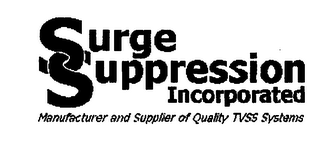 SURGE SUPPRESSION INCORPORATED MANUFACTURER AND SUPPLIER OF QUALITY TVSS SYSTEMS logo
