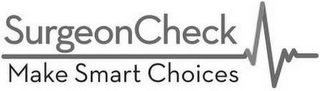 SURGEONCHECK MAKE SMART CHOICES logo