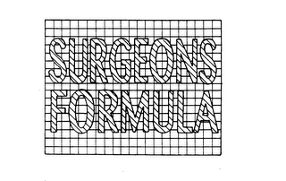 SURGEONS FORMULA logo