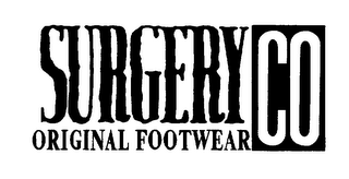 SURGERY ORIGINAL FOOTWEAR CO logo