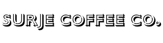 SURJE COFFEE CO. logo
