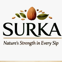 SURKA NATURE'S STRENGTH IN EVERY SIP logo