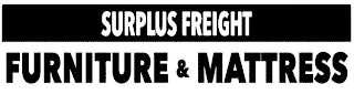 SURPLUS FREIGHT FURNITURE & MATTRESS logo