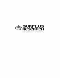SURPLUS RESEARCH INTERDISCIPLINARY EXPERIMENTAL logo