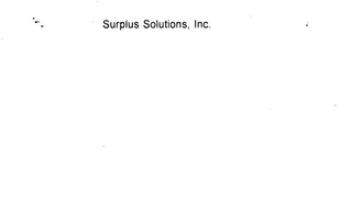 SURPLUS SOLUTIONS, INC. logo