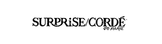 SURPRISE/CORDE DE PARIE logo