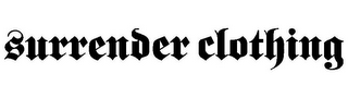 SURRENDER CLOTHING logo