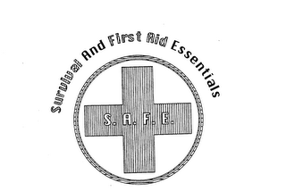 SURVIVAL AND FIRST AID ESSENTIALS S.A.F.E. logo
