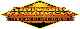 SURVIVAL RESOURCES WWW.BEPREPAREDTOSURVIVE.COM logo