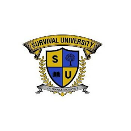 SURVIVAL UNIVERSITY S U IN OMNIA PARATUS logo