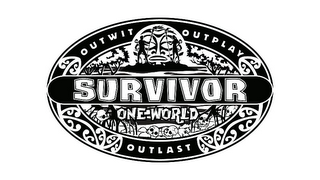 SURVIVOR ONE WORLD OUTWIT OUTPLAY OUTLAST logo