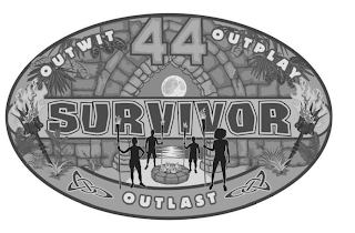 SURVIVOR OUTWIT OUTPLAY OUTLAST 44 logo