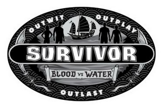 SURVIVOR OUTWIT OUTPLAY OUTLAST BLOOD VS WATER logo