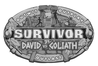SURVIVOR OUTWIT OUTPLAY OUTLAST DAVID VS. GOLIATH logo