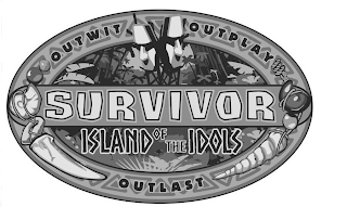 SURVIVOR OUTWIT OUTPLAY OUTLAST ISLAND OF THE IDOLS logo