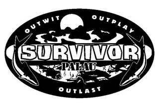 SURVIVOR PALAU OUTWIT OUTPLAY OUTLAST logo